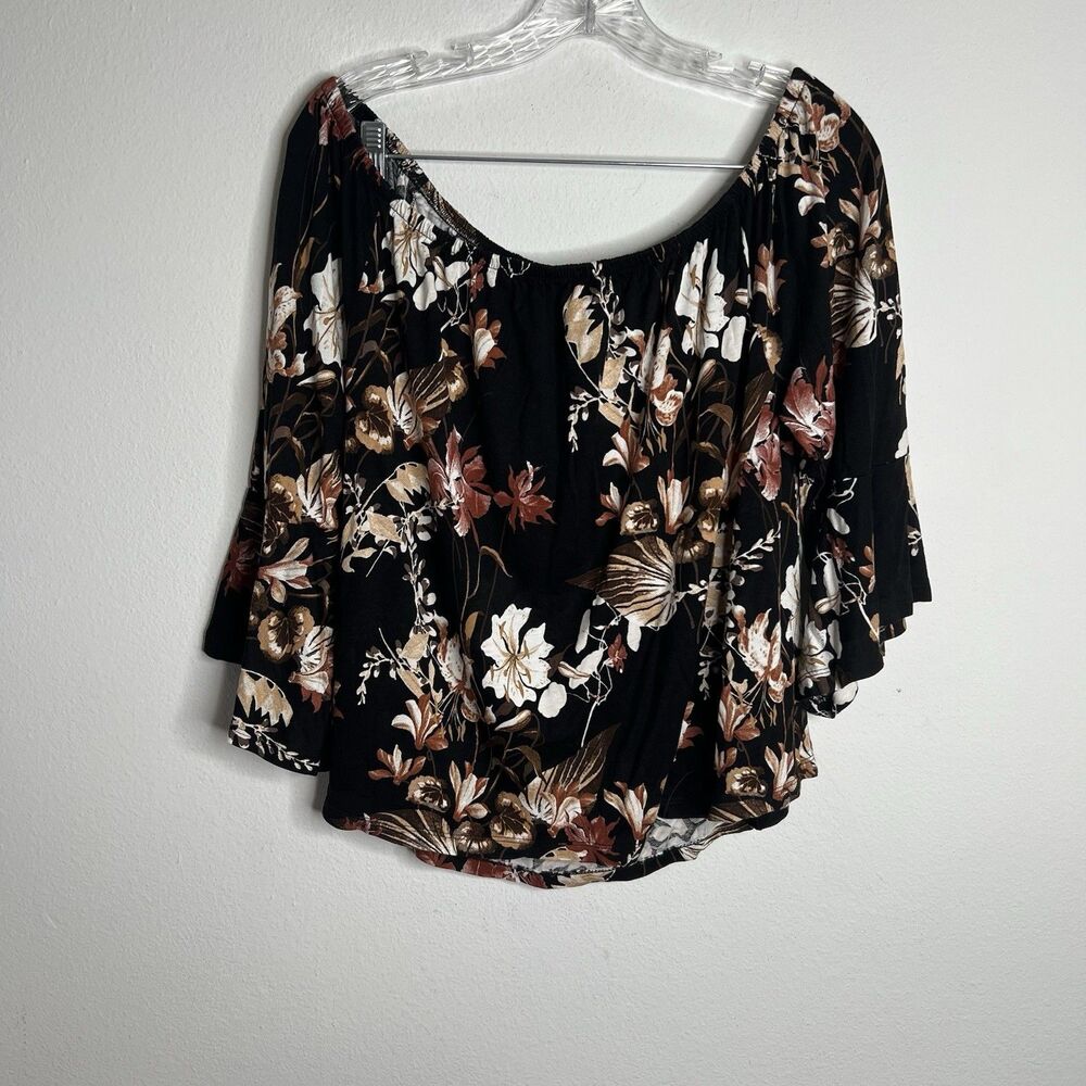 Lascana Venus Off Shoulder Floral Blouse Cottagecore Festival Date Night Size XL